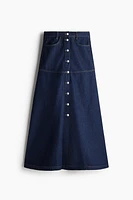 A-Line Denim Skirt