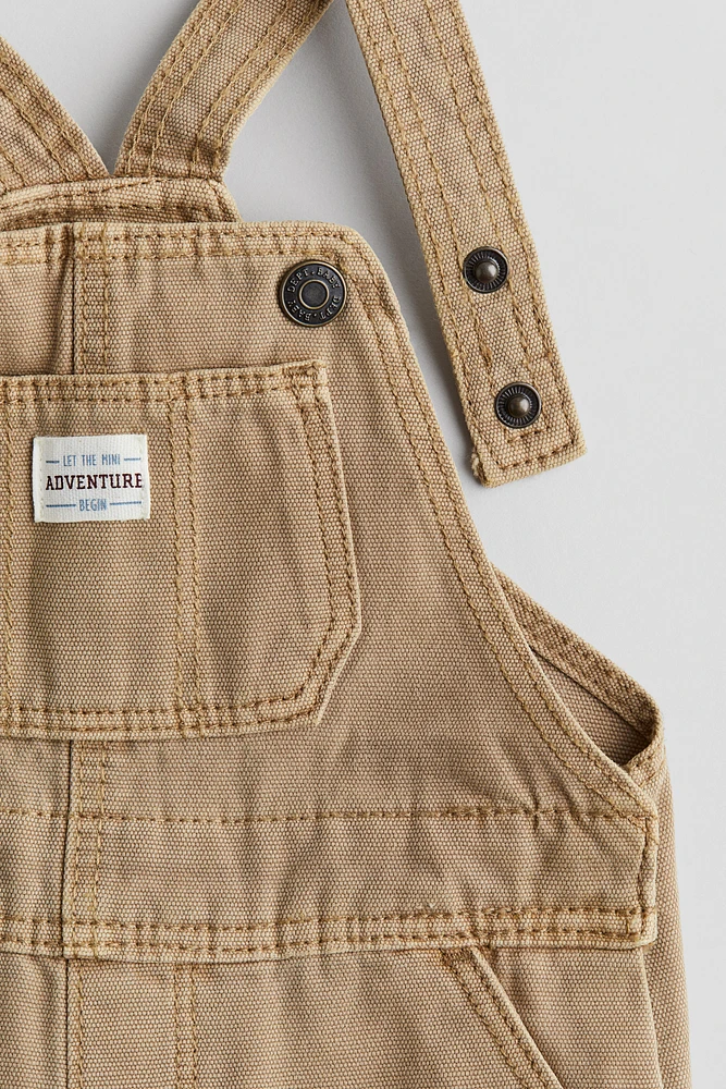 Cotton Canvas Overalls