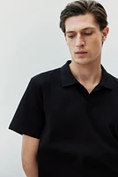 Regular Fit Textured Polo Shirt