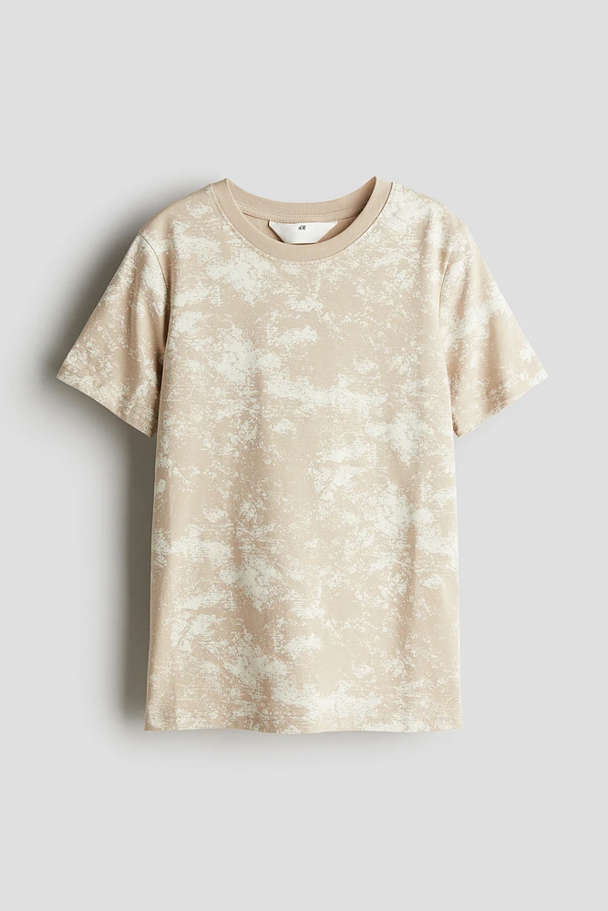 Printed cotton T-shirt