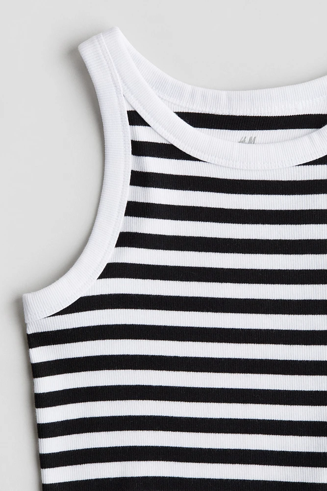 Ribbed Cotton Tank Top