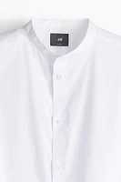 Slim Fit Grandad shirt