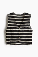 Textured Jersey Vest