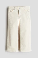 Wide-Leg Corduroy Pants