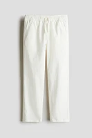 Linen-Blend Pants