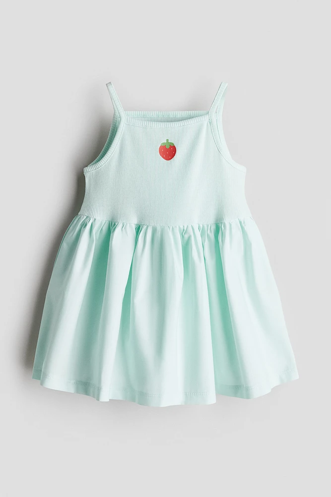 Printed-Detail Dress