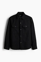 Regular Fit Wool-Blend Overshirt