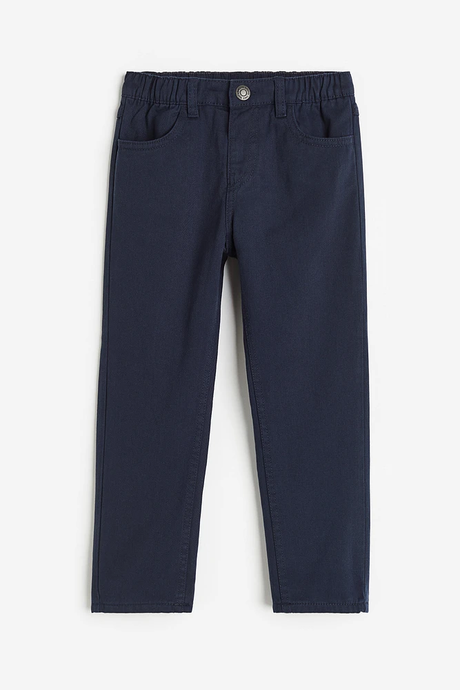 Pantalon en sergé doublé