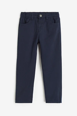 Pantalon en sergé doublé