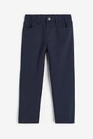 Pantalon en sergé doublé