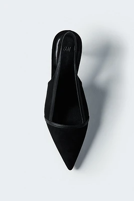 Pointed Slingbacks