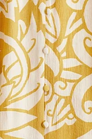 Tie-belt Crêpe Dress
