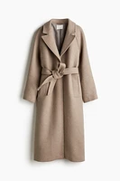 Wool-Blend Maxi Coat