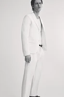 Regular-Fit Linen-Blend Jacket