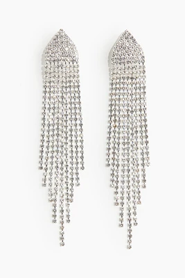 Long Rhinestone Earrings