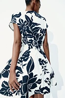 Button-Front Cotton Dress