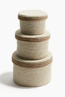 3-pack Jute Storage Baskets