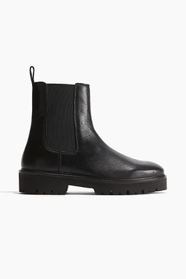 Bottines Chelsea en cuir