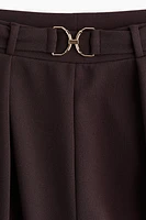 Buckle-detail Dress Pants