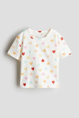 Printed Jersey Top