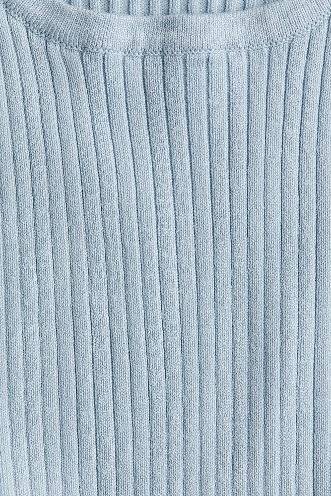 Débardeur en tricot côtelé