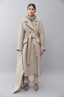 Tie Belt Coat