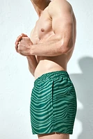 Patterned Swim Shorts