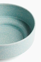 Reactive-glaze Stoneware Serving Bowl