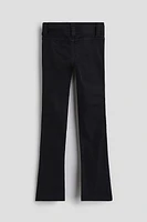 Bootcut Leg Twill Pants