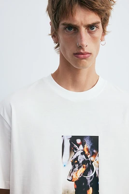 T-shirt imprimé Coupe Flottante