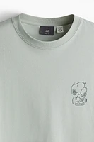 T-shirt imprimé flottant