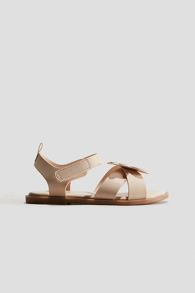 Sandales avec appliqués