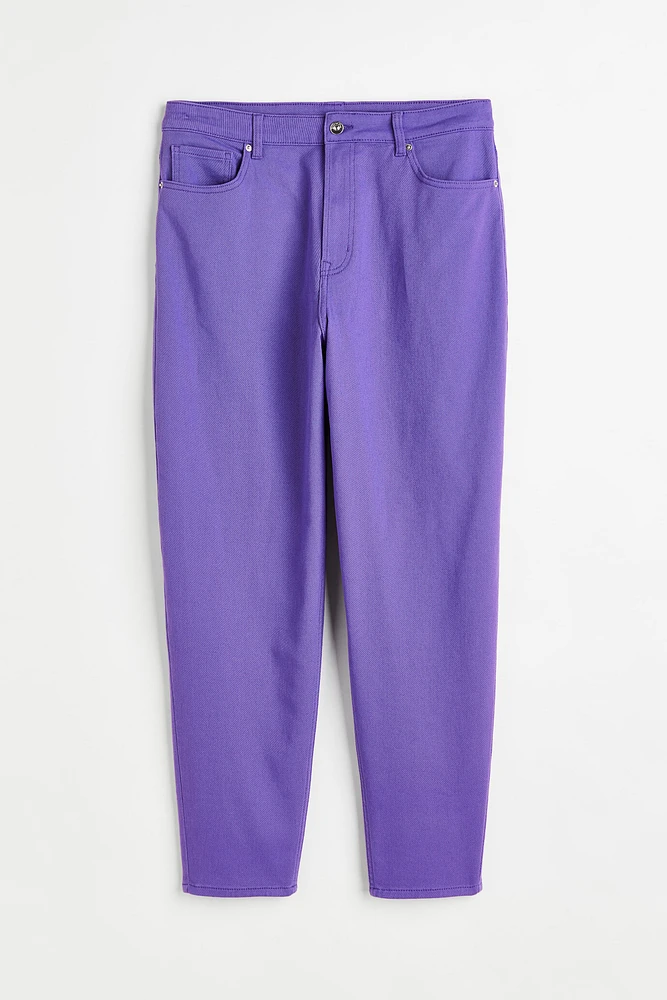 H&M+ Mom Loose Fit Twill Pants