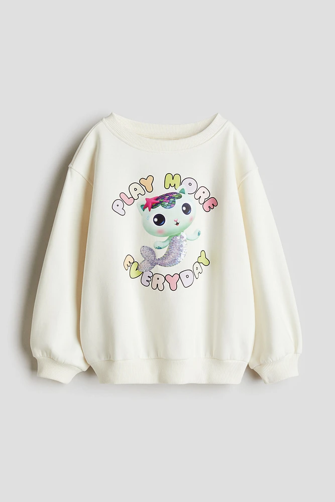 Sweatshirt with Motif