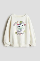 Sweatshirt with Motif