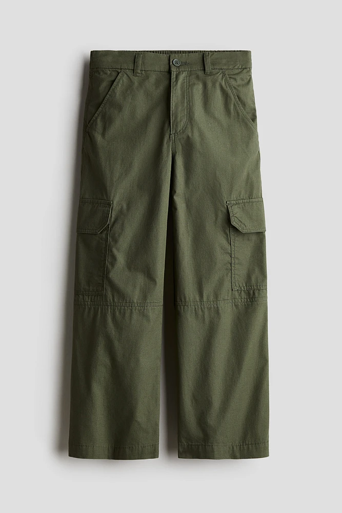 Pantalon cargo ample