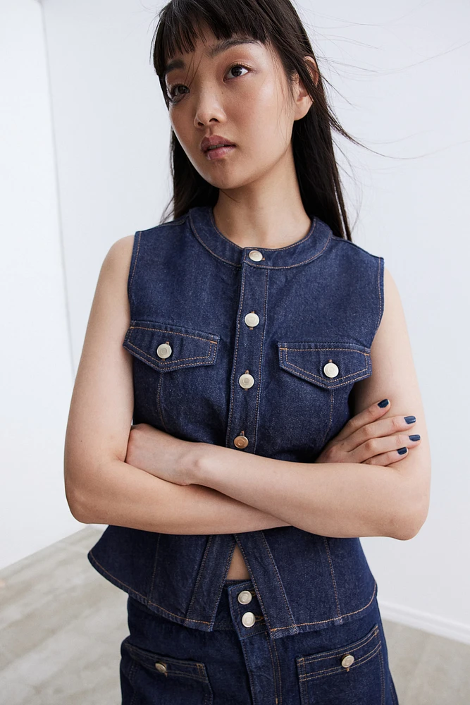 Denim Suit Vest