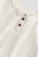 Cotton Henley T-shirt