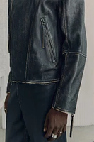 Leather Biker Jacket