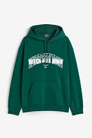 Loose Fit Printed Hoodie