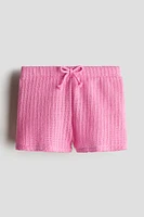 Textured-Knit Shorts