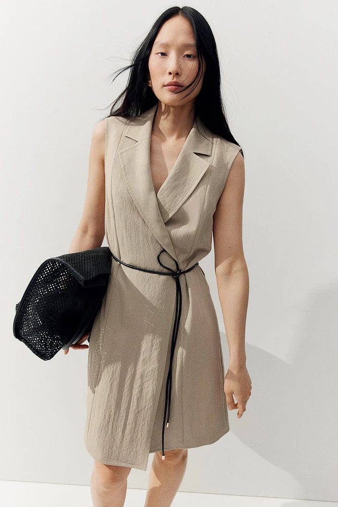 Tie-belt Jacket Dress