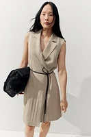 Tie-belt Jacket Dress