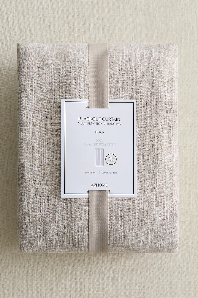 Single-pack Wide Blackout Curtain Panel