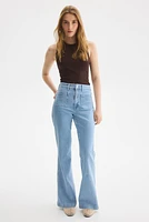 Flared Ultra High Jeans