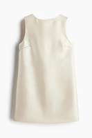 Bow-Detail Sleeveless Dress