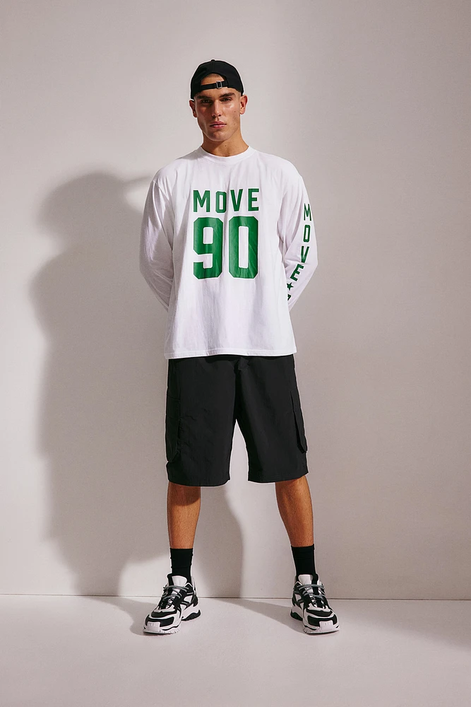 Loose-Fit Long-Sleeved Sports Shirt with DryMove™