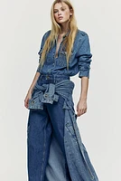 High Rise Barrel Leg Jeans
