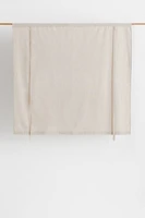 Linen-blend Roll-up Curtain