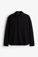 Regular Fit Hole-knit Shirt